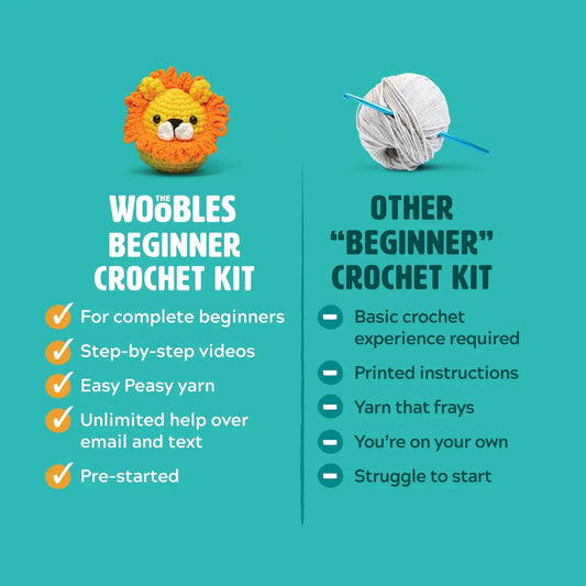 Fred the Rainbow Dinosaur Beginner Crochet Kit image 1