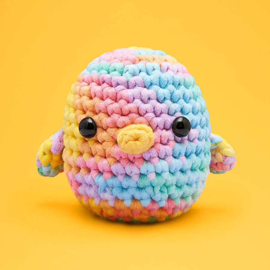 Pastel Kiki the Chick Beginner Crochet Kit - The Woobles image 0