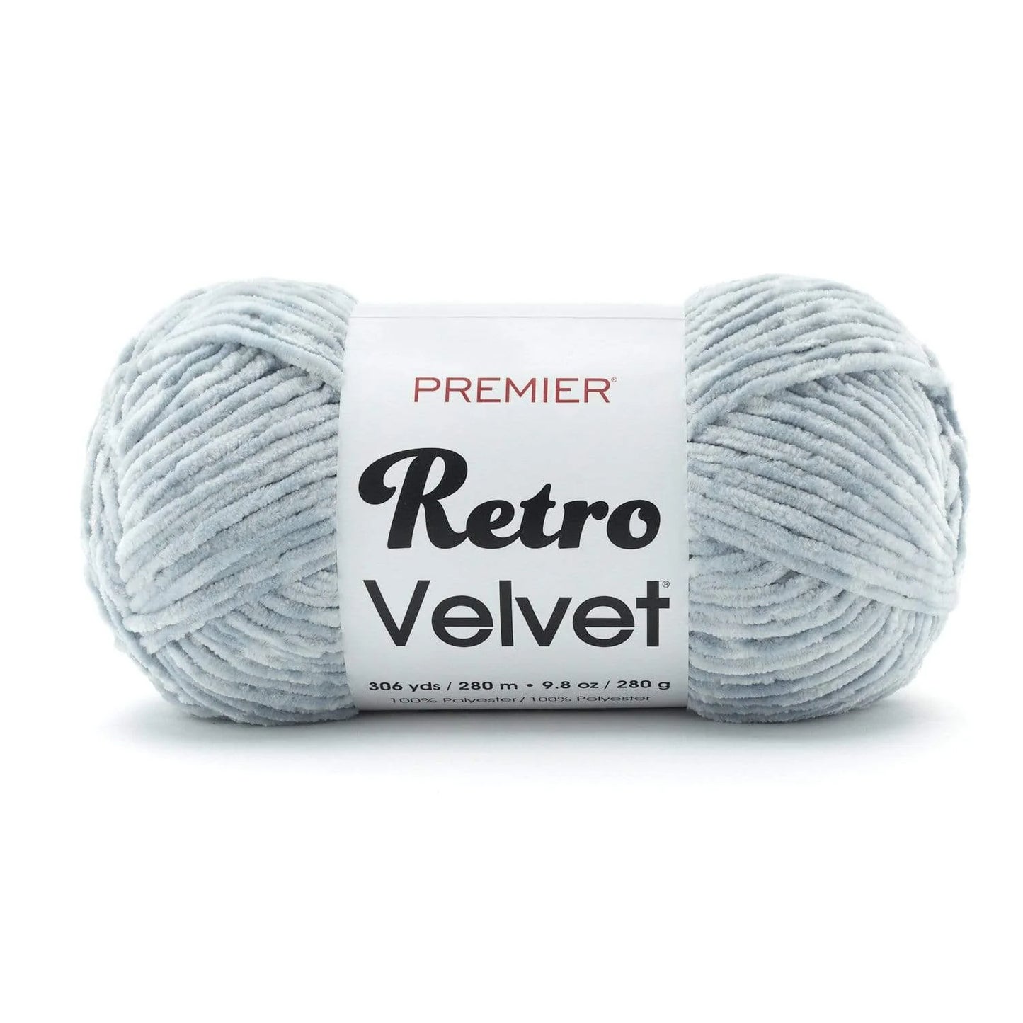 Premier Yarns Retro Velvet Yarn- Light Grey image 0
