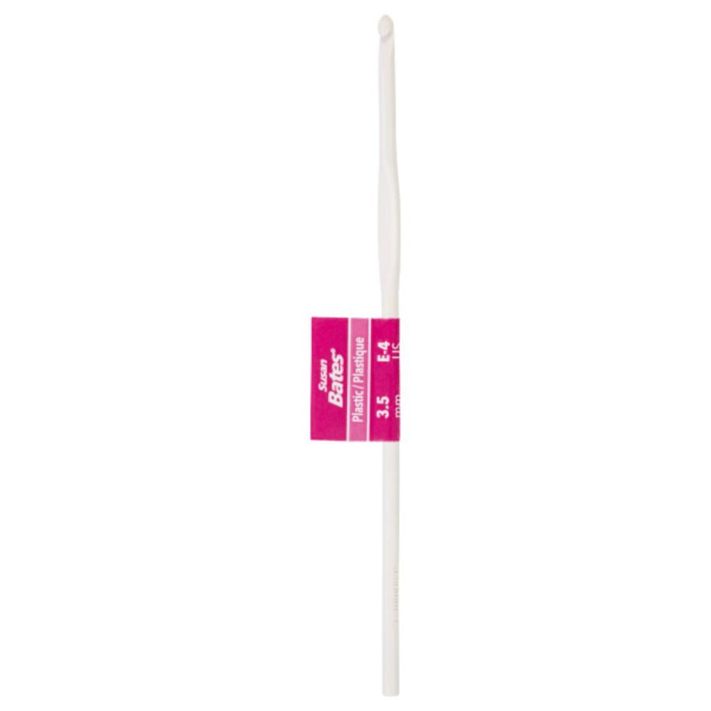 Susan Bates Luxite Plastic Crochet Hook - Size E 4 /3.5mm image 0