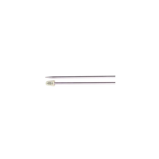 Silvalume Single Point Knitting Needles 10" -Size 6 image 1