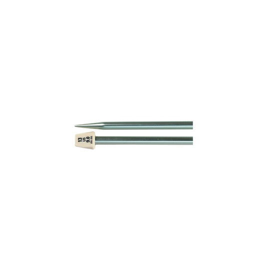 Silvalume Single Point Knitting Needles 10" - Size 13/9mm image 1