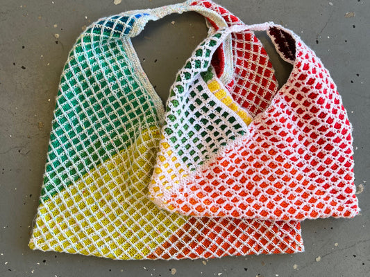 Waffle Stitch Origami Bags - Oh my! - May 2025