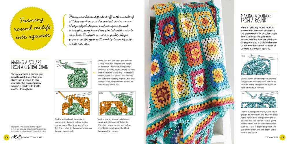 How to Crochet : With 100 Techniques and 20 Easy Projects