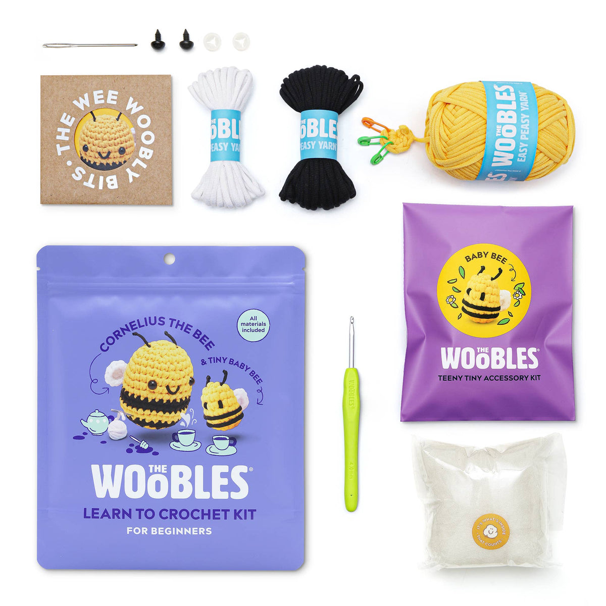 Mommy & Me Cornelius the Bee Combo Crochet Kit