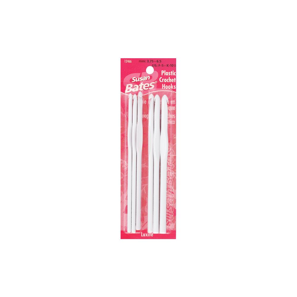 Susan Bates Luxite Plastic Crochet Hook Set image 0