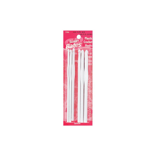 Susan Bates Luxite Plastic Crochet Hook Set image 0