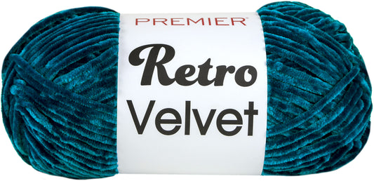 Premier Yarns Retro Velvet Yarn-Teal image 0