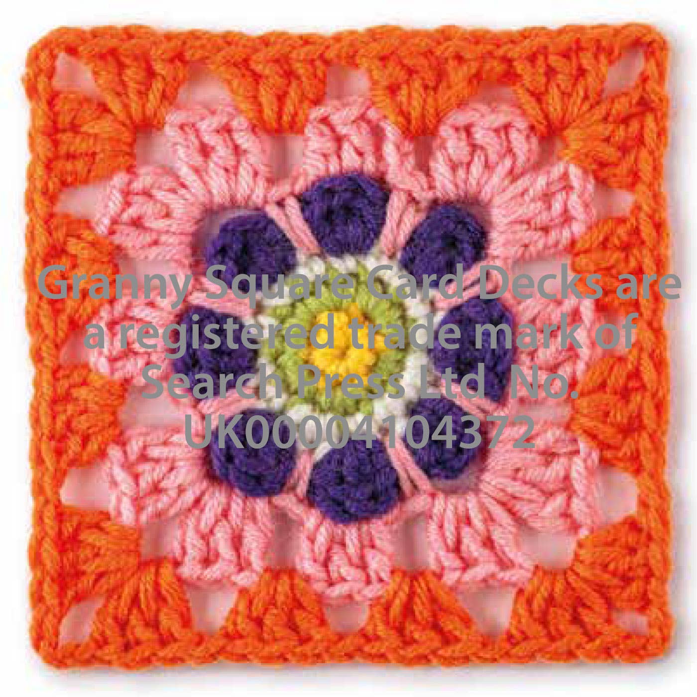Granny Sq Flowers Card Deck
