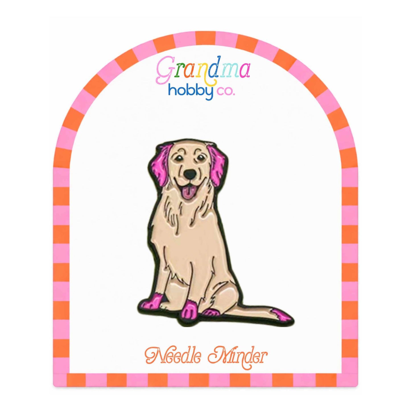 Needle Minder Needlepoint & Cross Stitch | Golden Retriever