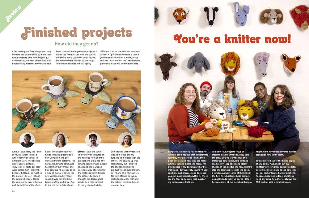 First Time Knits : Fun Projects to Take You from Beginner to