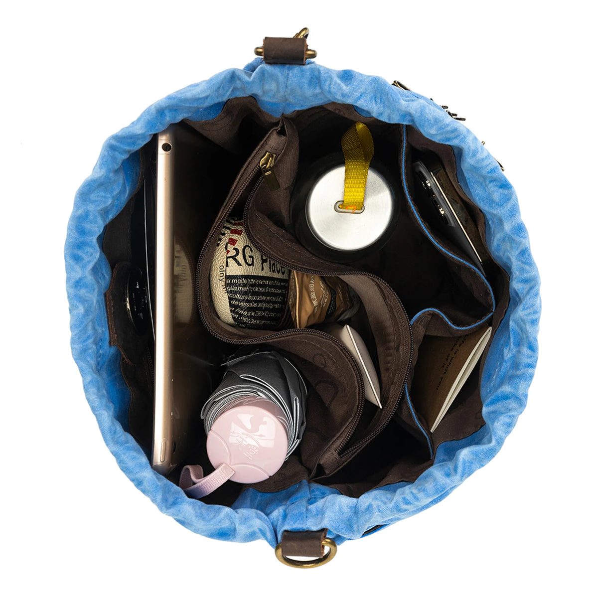della Q Maker's Canvas Bucket Bag