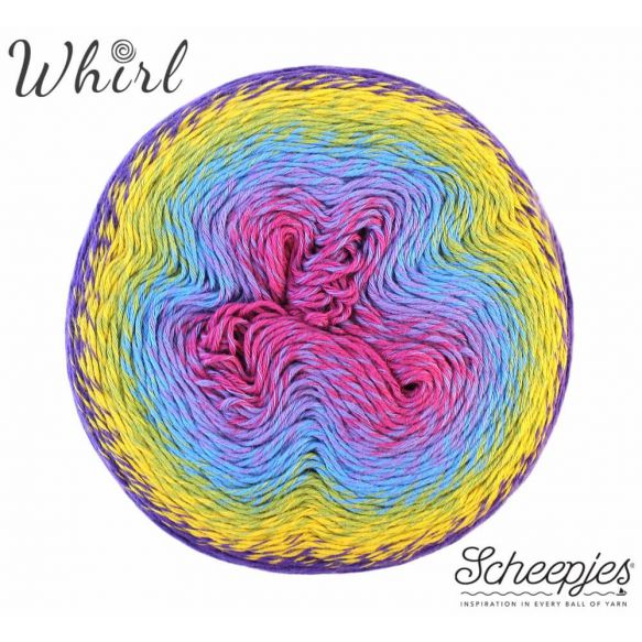 Scheepjes Whirl Lemon Cassis Cream image 0