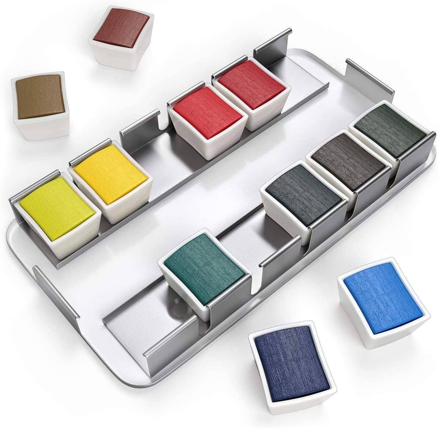 Arteza® Watercolor Paint Half-Pans Set, 12 pc.