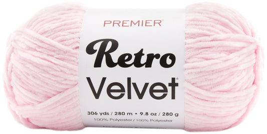 Premier Yarns Retro Velvet Yarn-Baby Pink image 0