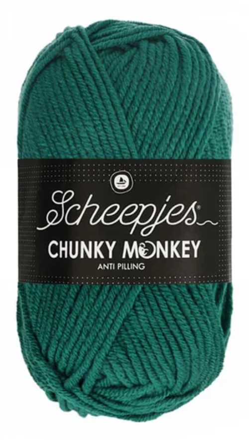Scheepjes Chunky Monkey Yarn - 1062 Evergreen image 0