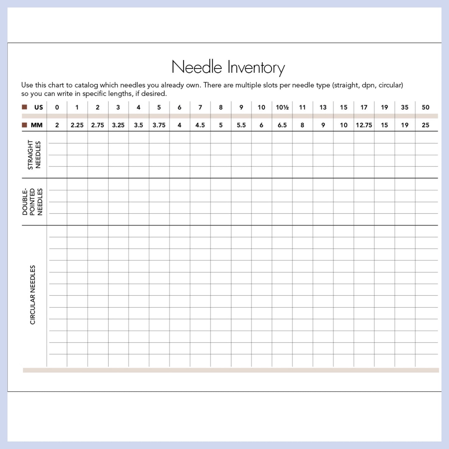 Vogue® Knitting Project Journal