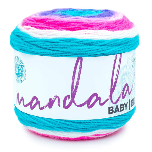 Lion Brand Mandala Baby Yarn by Lion Brand - Unicorn Cloud image 0