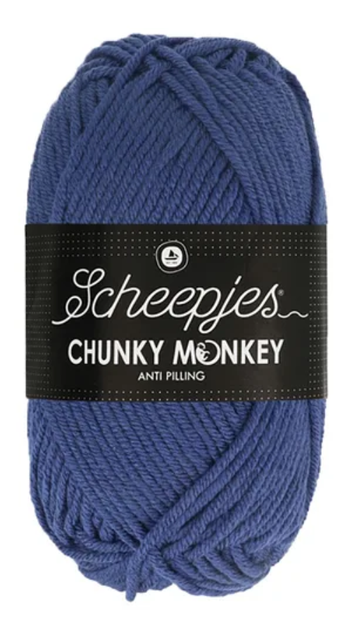 Scheepjes Chunky Monkey Yarn -1825 Midnight image 0