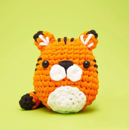 Tanya the Tiger Beginner Crochet Kit - The Woobles image 0