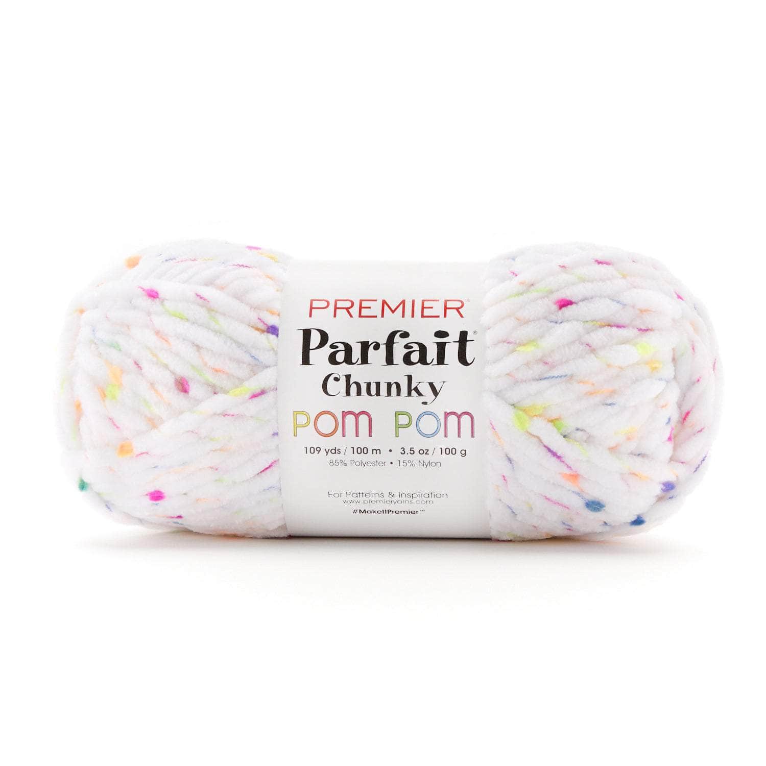 Premier Parfait Chunky Pom Pom Yarn - Let's Glow image 0