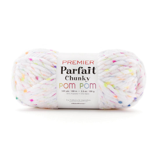 Premier Parfait Chunky Pom Pom Yarn - Let's Glow image 0