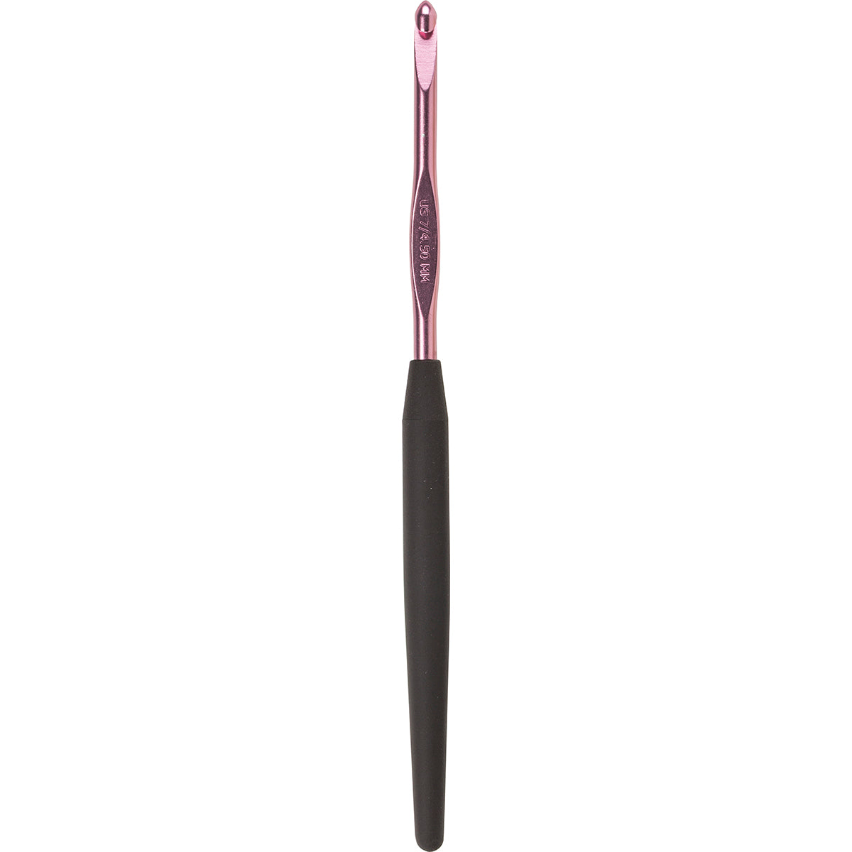 Silvalume Soft Handle Aluminum Crochet Hook 5.5"-Size 7/4.5mm image 1