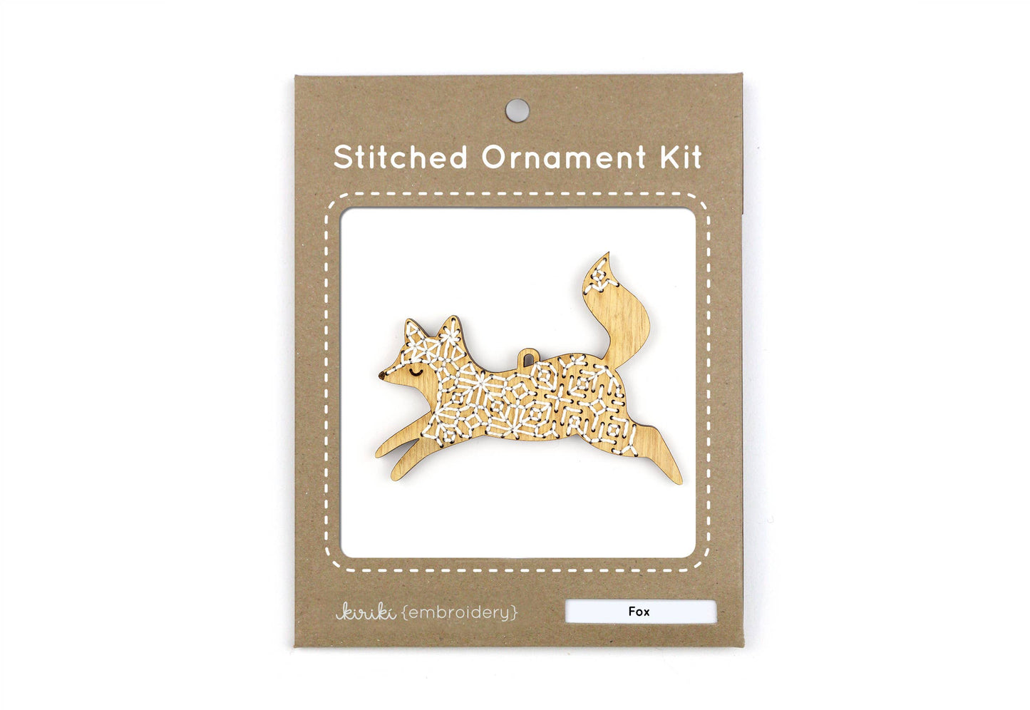 Fox - DIY Stitched Ornament Kit