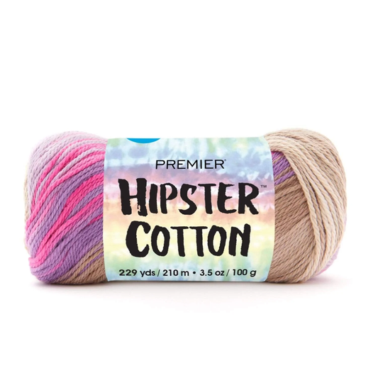 Premier Yarns Hipster Cotton Yarn - Fuchsia Fun image 0