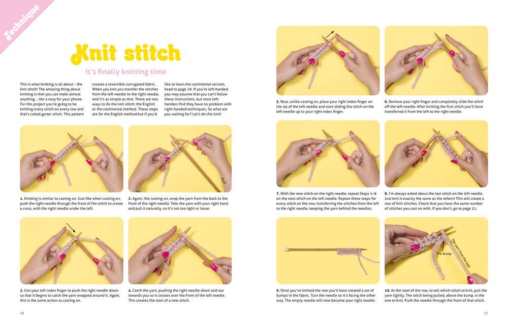 First Time Knits : Fun Projects to Take You from Beginner to