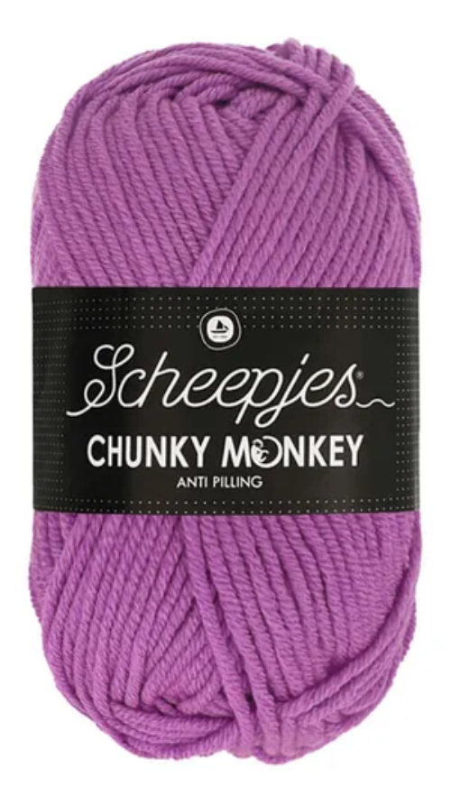 Scheepjes Chunky Monkey Yarn - 1084 Wild Orchid image 0