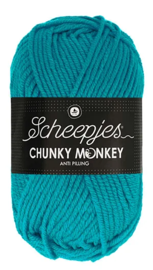 Scheepjes Chunky Monkey Yarn - 2012 Deep Turquoise image 0