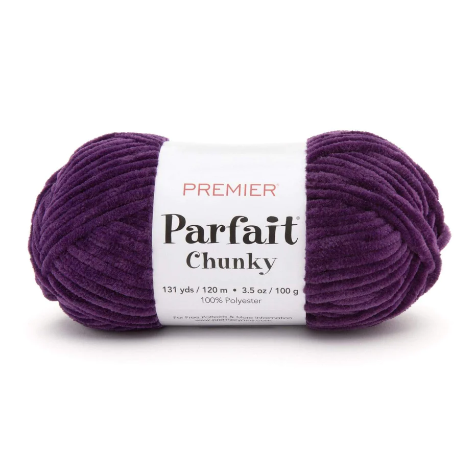 Premier Yarns Parfait Chunky Yarn-Eggplant image 0
