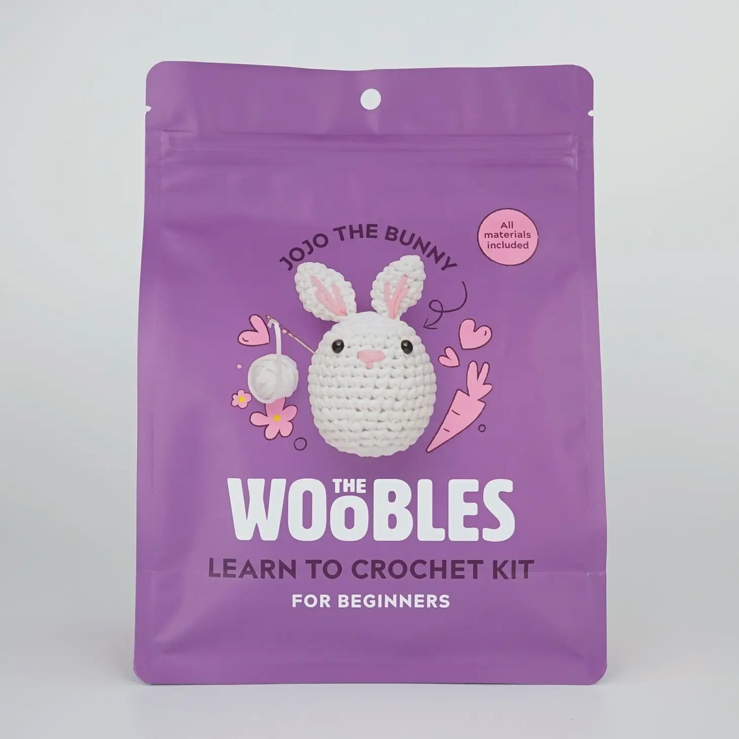 Jojo the Bunny Beginner Crochet Kit image 3