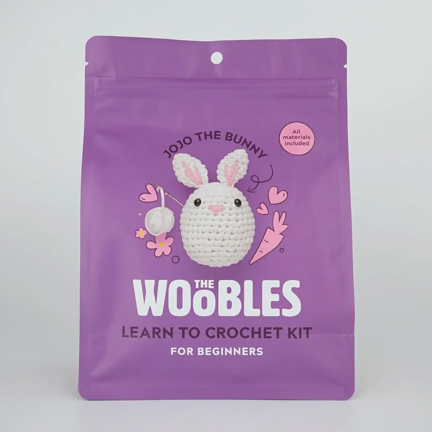 Jojo the Bunny Beginner Crochet Kit image 3