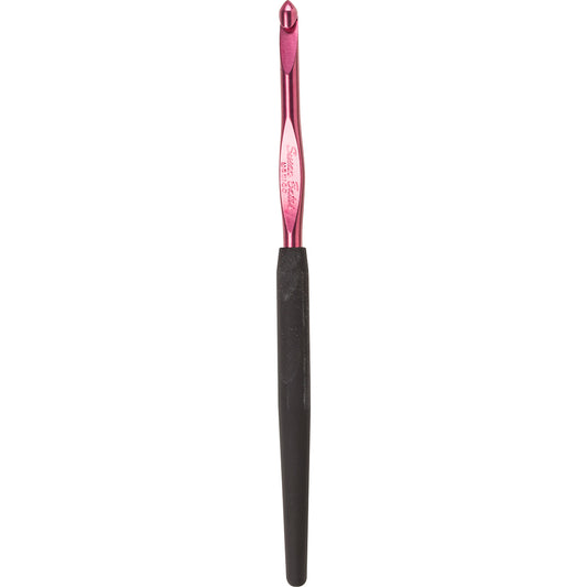 Silvalume Soft Handle Aluminum Crochet Hook 5.5"-Size I9/5.5mm image 1