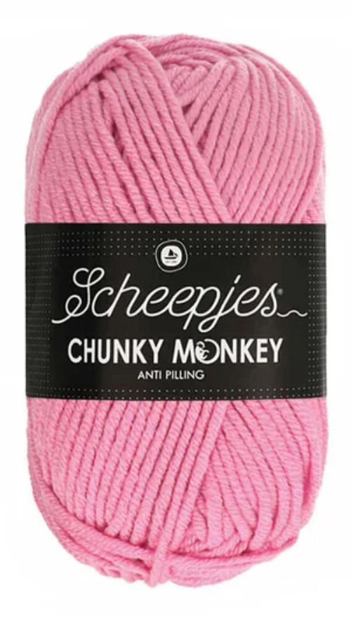 Scheepjes Chunky Monkey Yarn -1241 Rose image 0