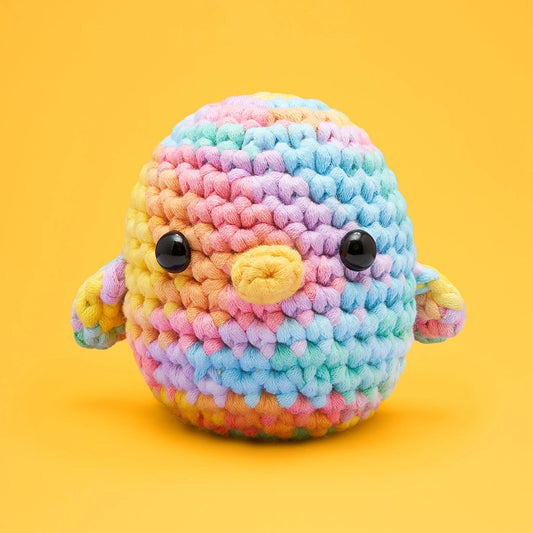 Pastel Kiki the Chick Beginner Crochet Kit - The Woobles image 0