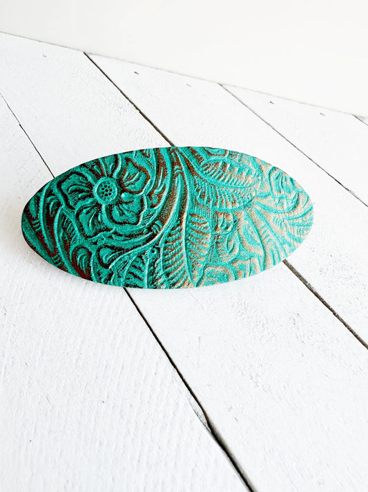 Leather Cinch Clip for Clothing, Unique Boho Women's Gifts