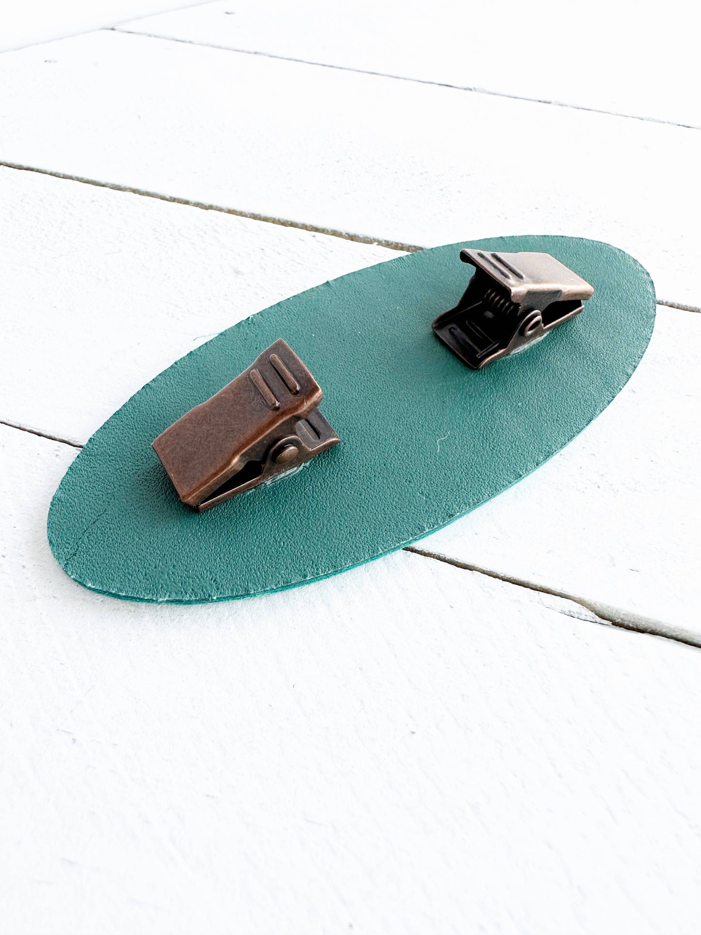 Leather Cinch Clip for Clothing, Unique Boho Women's Gifts