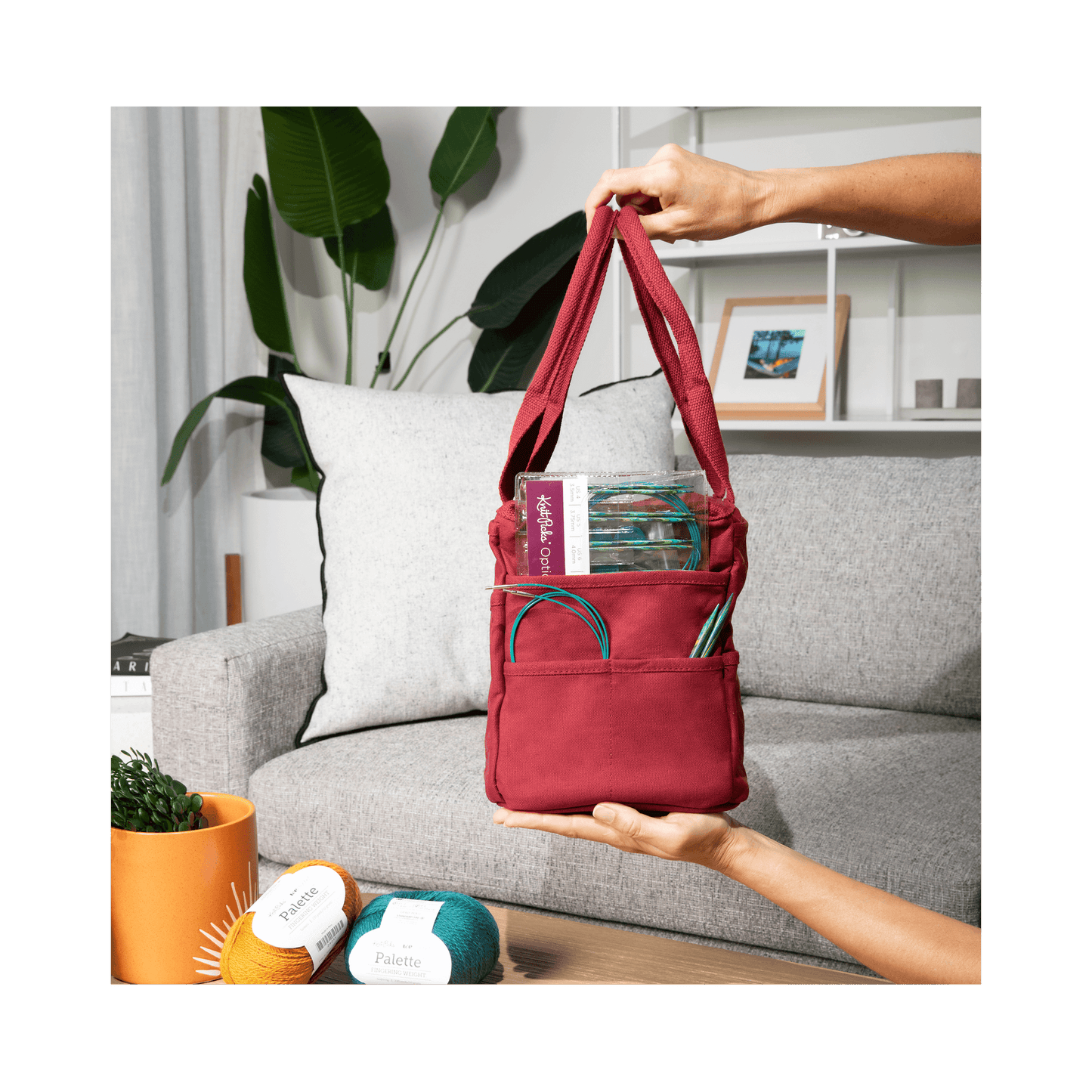 Soolla Studio Artist Bag, Becca Sands, Crochet Project Bag