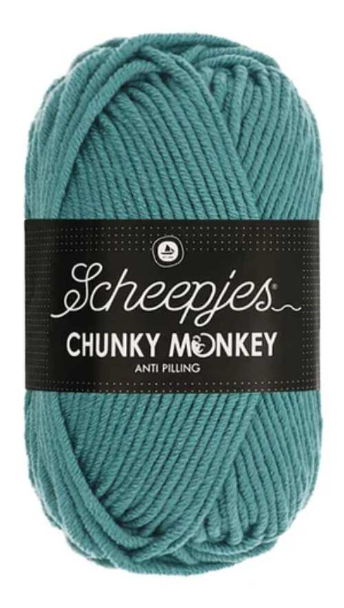 Scheepjes Chunky Monkey Yarn -1722 Carolina Blue image 0