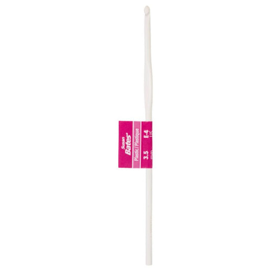 Susan Bates Luxite Plastic Crochet Hook - Size E 4 /3.5mm image 0