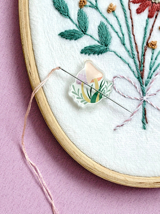 Mushroom Garden Needle Minder