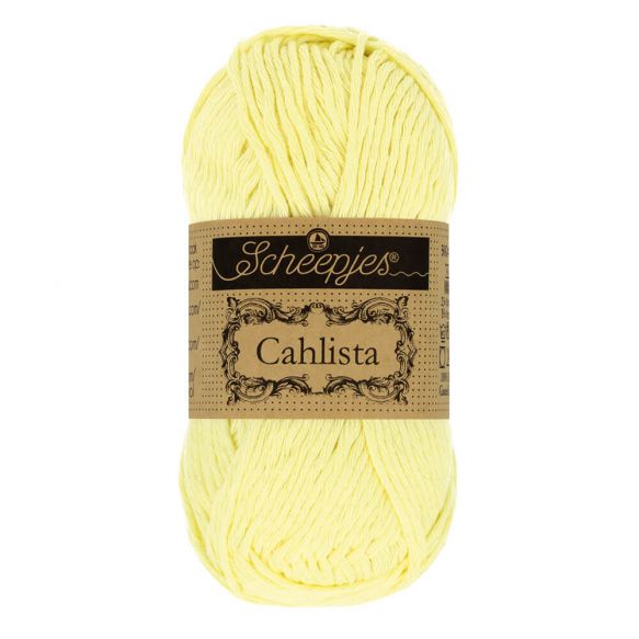 Scheepjes Cahlista - 100 Lemon Chiffon image 0