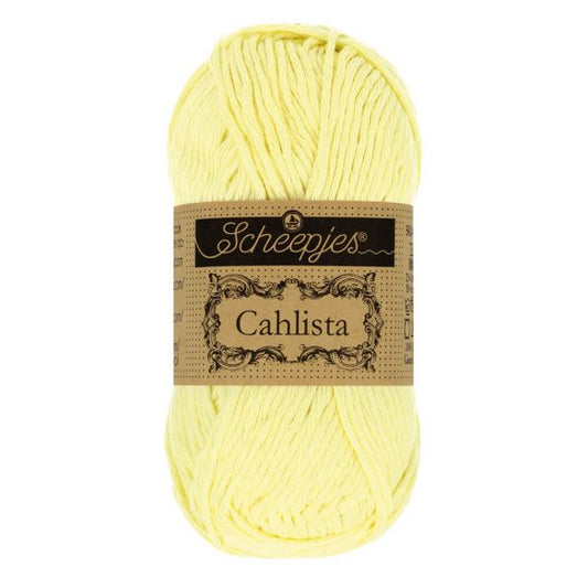 Scheepjes Cahlista - 100 Lemon Chiffon image 0