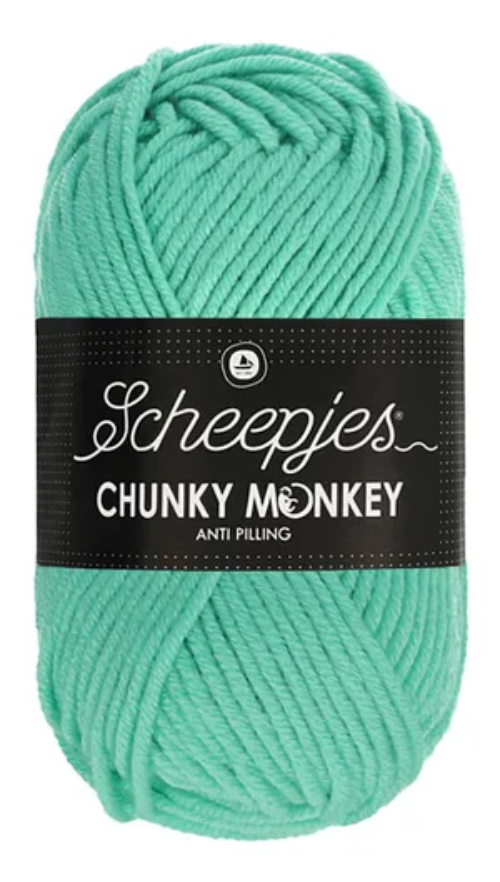 Scheepjes Chunky Monkey Yarn -1422 Aqua image 0