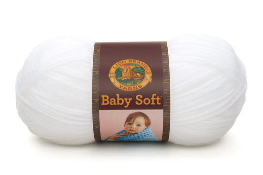 White - Baby Soft - Lion Brand image 0