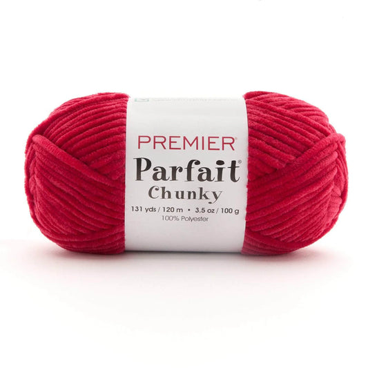 Premier Yarns Parfait Chunky Yarn- Candy Apple image 0