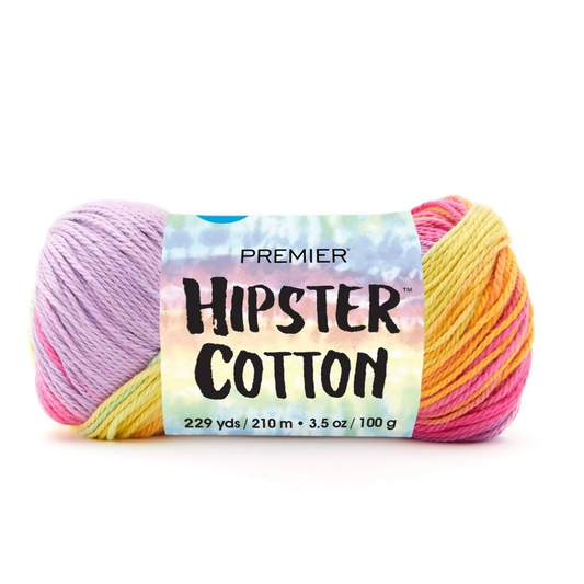 Premier Yarns Hipster Cotton Yarn -Rainbow Rollerskates image 0